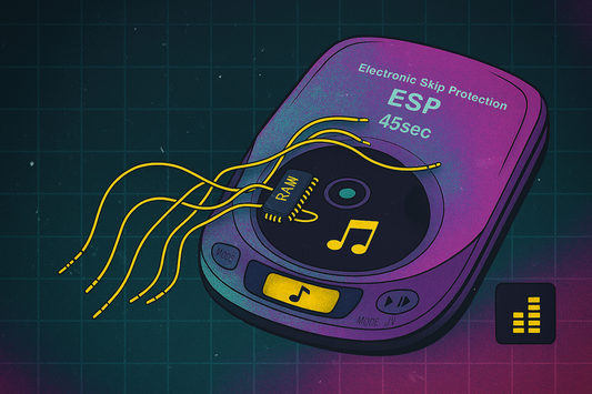 The Day the Discman Forgot Itself - Circuit Bending Anti-Skip Protection