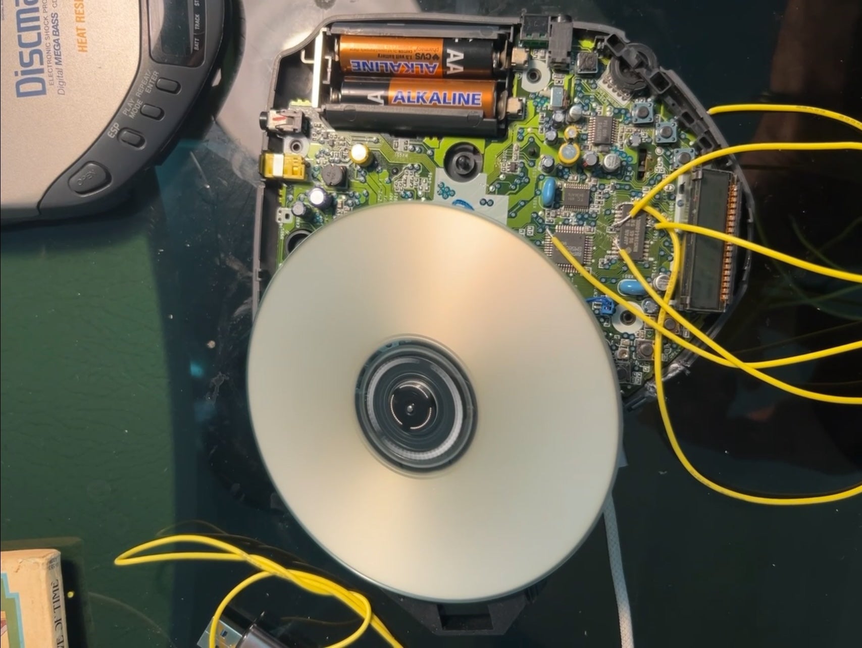 Discman Exploded View The Beautiful Failure of Skip Protection: Glitching the Discman and ...