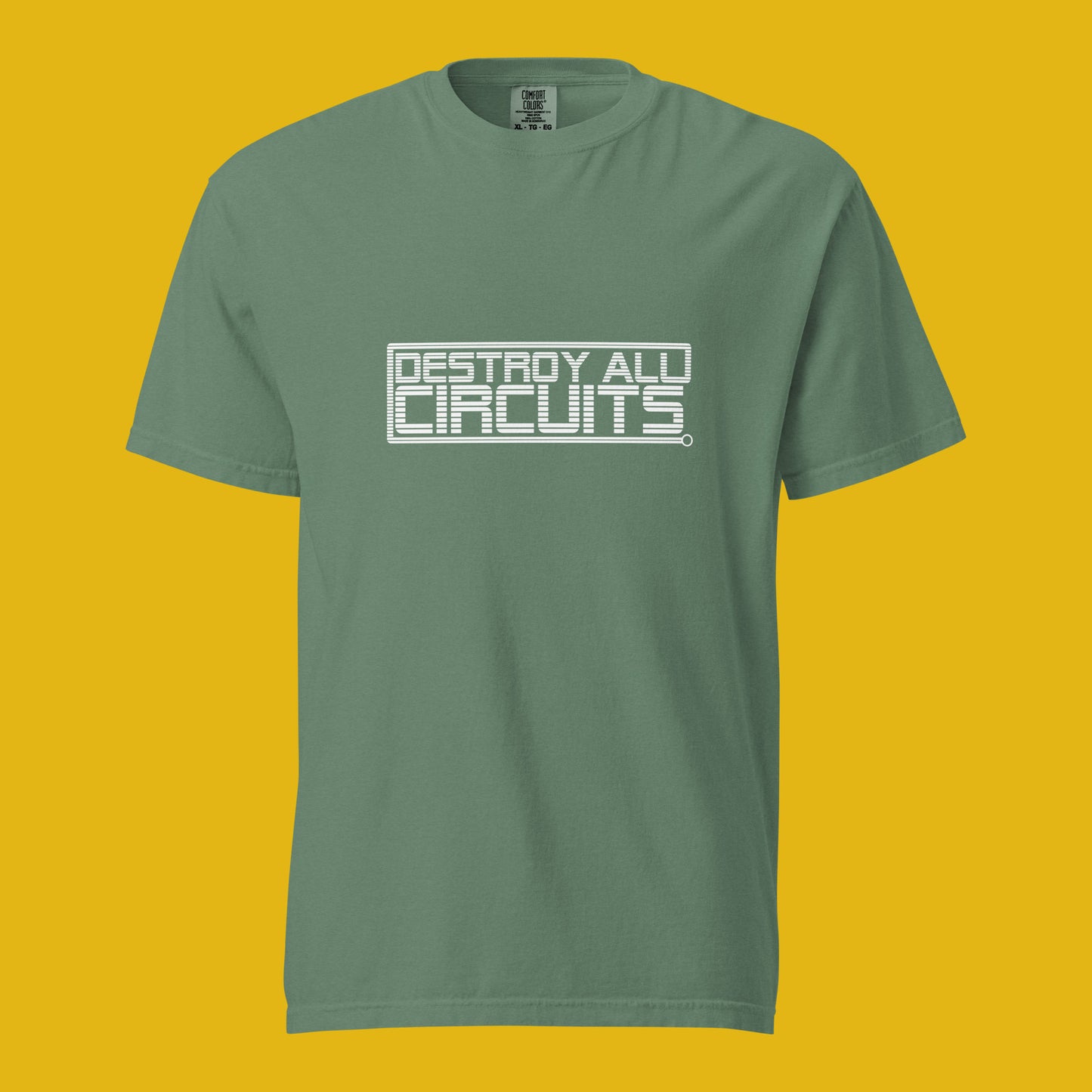 Destroy All Circuits - Unisex garment-dyed heavyweight t-shirt