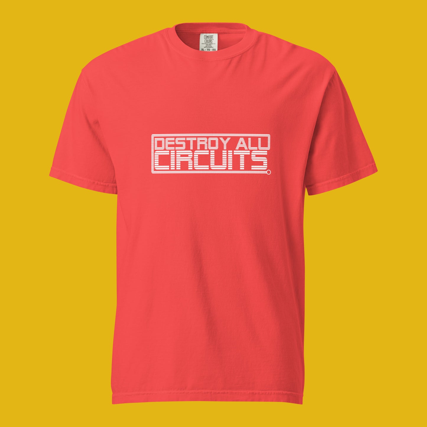 Destroy All Circuits - Unisex garment-dyed heavyweight t-shirt