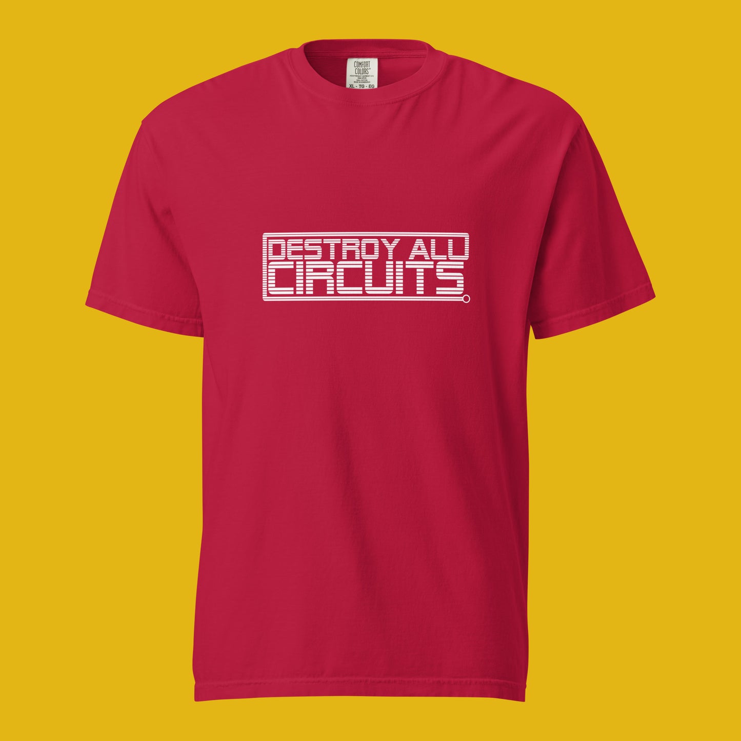 Destroy All Circuits - Unisex garment-dyed heavyweight t-shirt