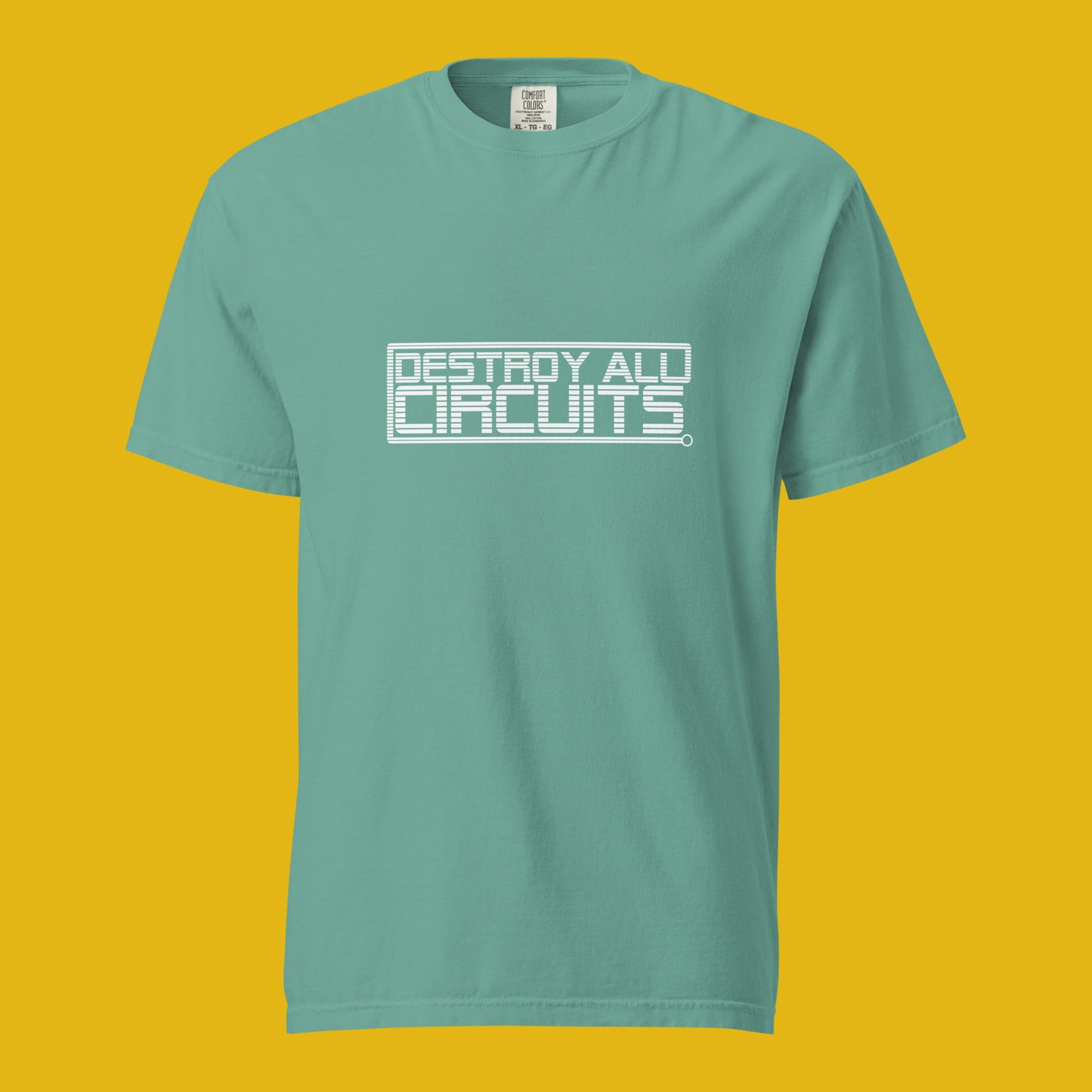 Destroy All Circuits - Unisex garment-dyed heavyweight t-shirt
