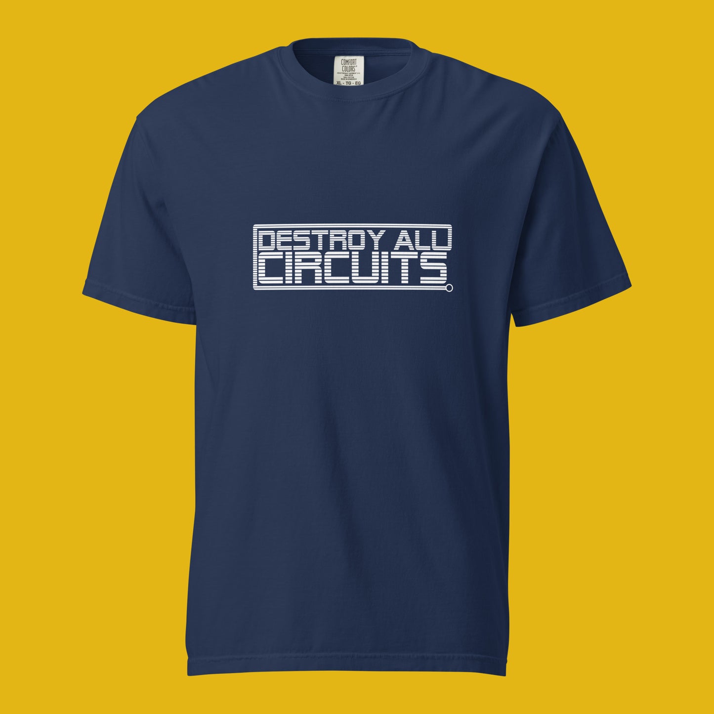 Destroy All Circuits - Unisex garment-dyed heavyweight t-shirt